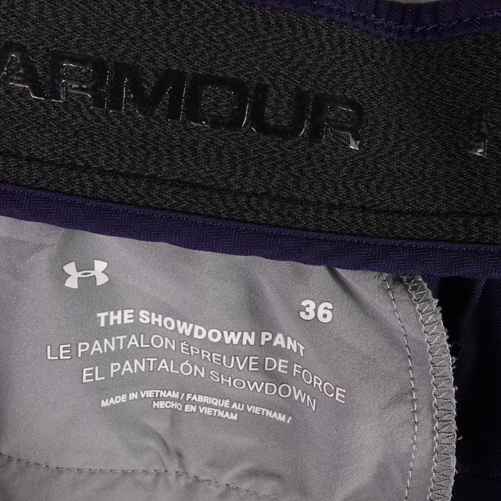 Under Armour Showdown Golf Pants Mens 36 Blue Straight Leg Performance Stretch